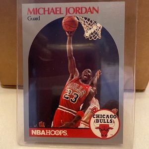 Micheal Jordan NBA Hoops 1990 #65 card